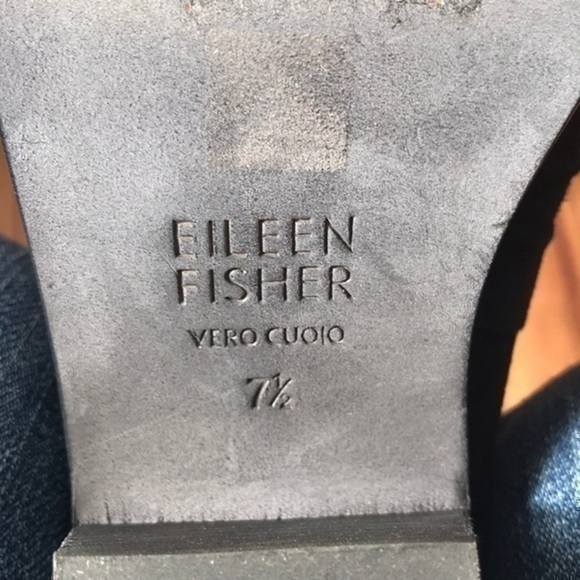 Eileen Fisher beautiful black booties size 7.5. Used - Picture 7 of 7